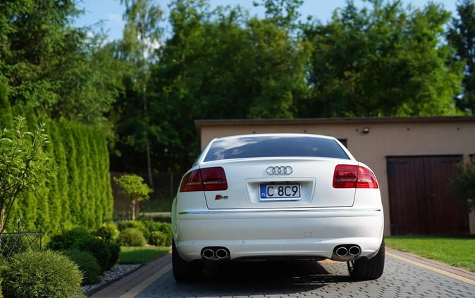 Audi S8 cena 139900 przebieg: 73000, rok produkcji 2008 z Kalisz małe 781